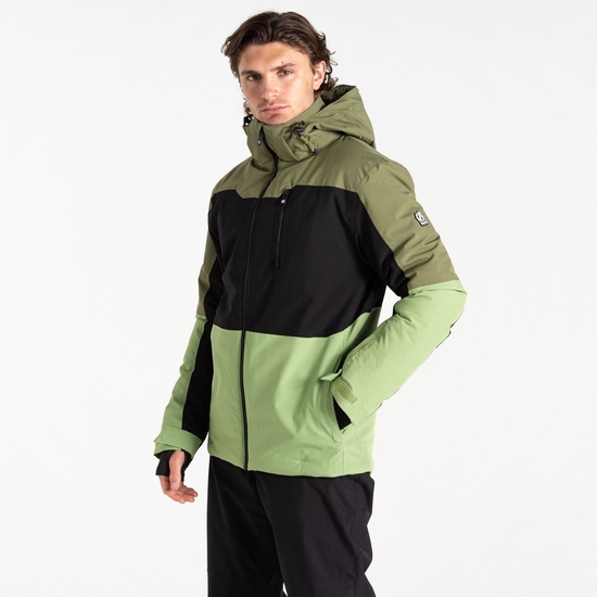Veste de ski Homme Edge II Vert Olive Et Noir