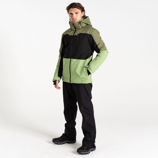 Men's Edge II Ski Jacket Olivine Green Black