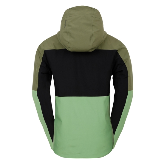 Men's Edge II Ski Jacket Olivine Green Black