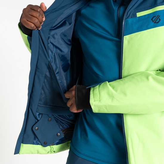 Veste de ski Homme Eagle II Bleu Foncé Et Vert
