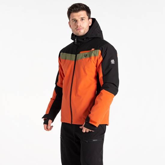 Herren Eagle II Skijacke Rost & Schwarz