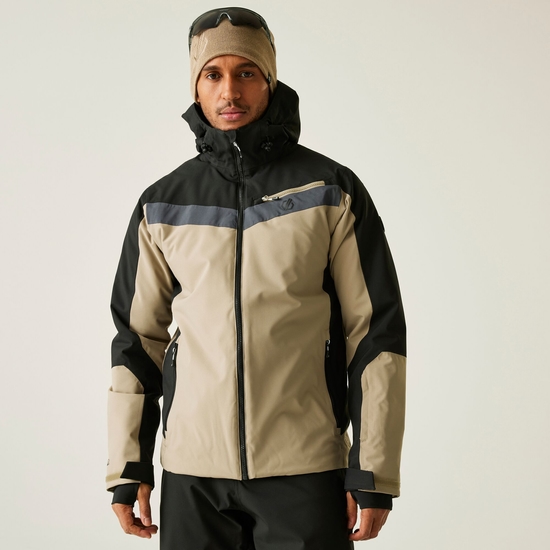 Men's Eagle II Ski Jacket Black Grey