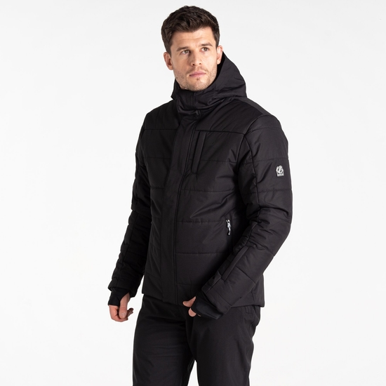 Veste de ski cloisonnée Homme Camber Noir