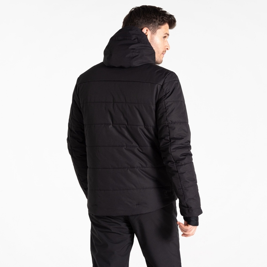 Veste de ski cloisonnée Homme Camber Noir