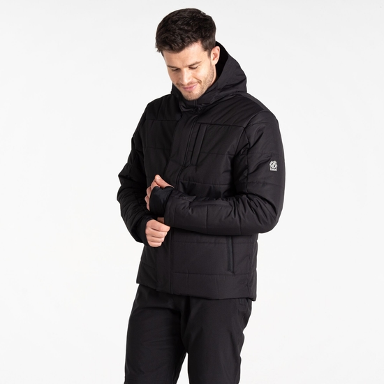 Veste de ski cloisonnée Homme Camber Noir