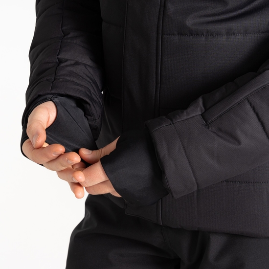 Veste de ski cloisonnée Homme Camber Noir