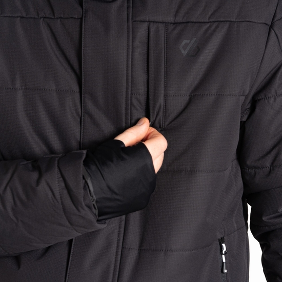 Veste de ski cloisonnée Homme Camber Noir