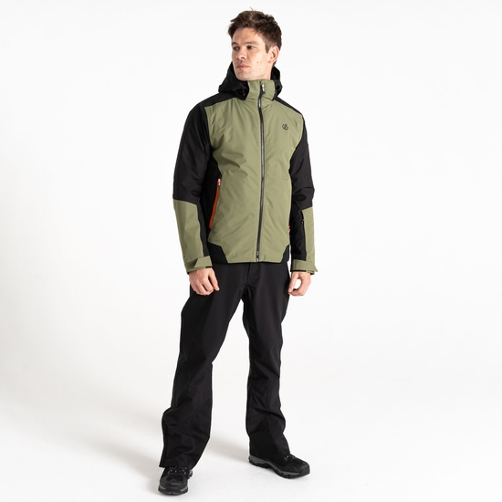 Veste de ski Homme Precision II Noir Et Vert Olive