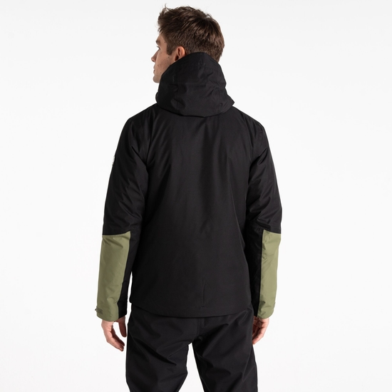 Veste de ski Homme Precision II Noir Et Vert Olive