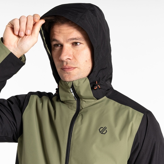 Veste de ski Homme Precision II Noir Et Vert Olive