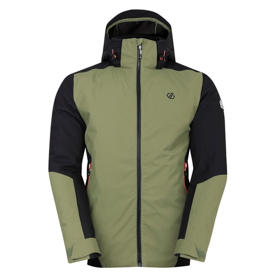 Veste de ski Homme Precision II Noir Et Vert Olive