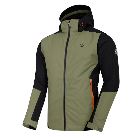 Veste de ski Homme Precision II Noir Et Vert Olive