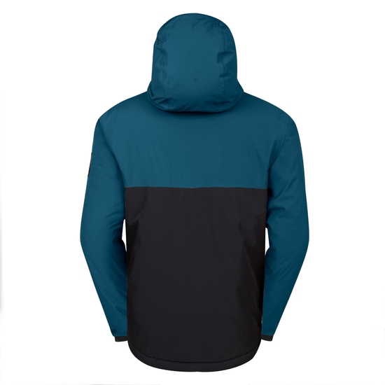 Veste de ski à enfiler Homme Freeride Bleu Acier Et Noir