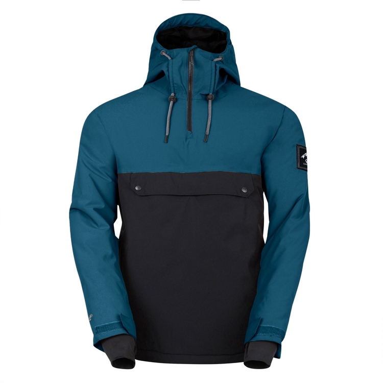 Men s Freeride Overhead Ski Jacket Kingfisher Blue Black Dare2B ROW