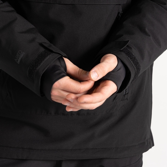 Herren T-Bar Überziehjacke Olivgrün & Schwarz