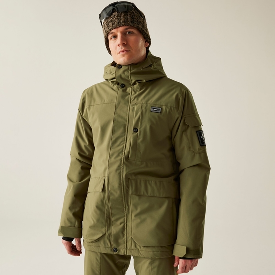 Men's Twin Tip Ski Jacket - Olive Green | Dare2B