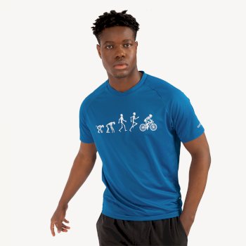 Men's Righteous II Graphic T-Shirt Petrol Blue
