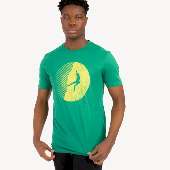 Men's Determine Graphic T-Shirt Jelly Bean Green