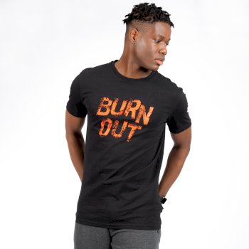 La Collection Jenson Button - T-Shirt Homme DEVOUT Avec Imprimé  Noir