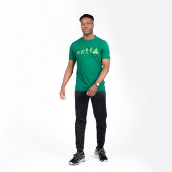 Men's Integral Organic Cotton Graphic T-Shirt Ultramarine Green