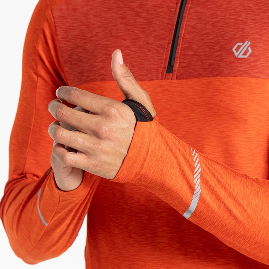Men's Power Up II Lightweight Jersey Cinnamon Tuscan Red Marl