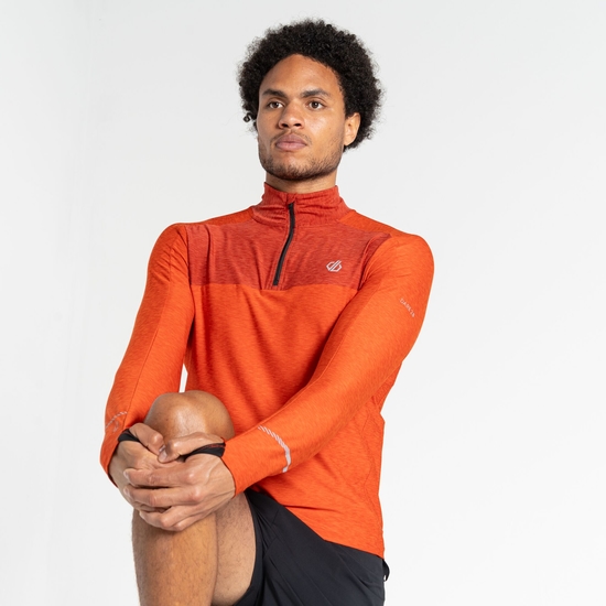 Men's Power Up II Lightweight Jersey Cinnamon Tuscan Red Marl