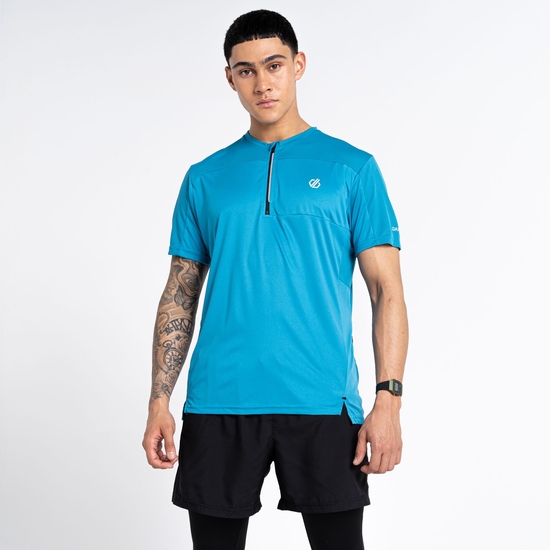 Aces III Homme Maillot zippé  Bleu