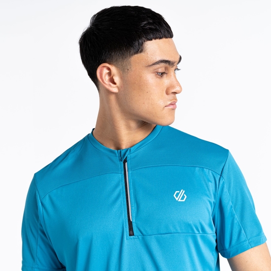 Aces III Homme Maillot zippé  Bleu
