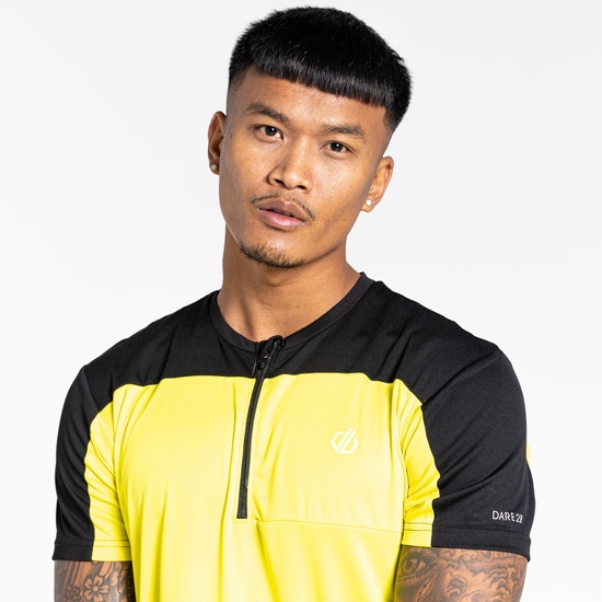 Aces III Homme Maillot zippé  Jaune