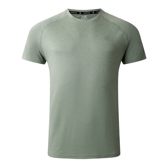 Men's Persist T-Shirt Aqua Grey Marl 