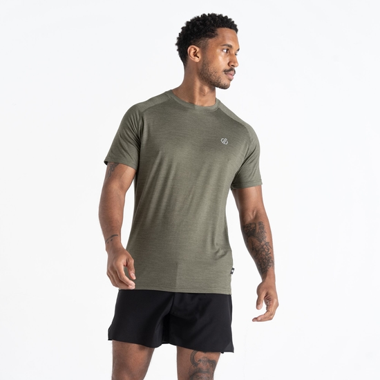 Men's Persist T-Shirt Lichen Green Marl