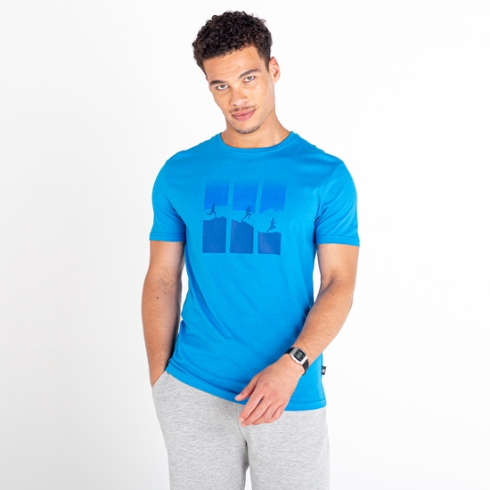 Relic Homme T-shirt graphique Bleu