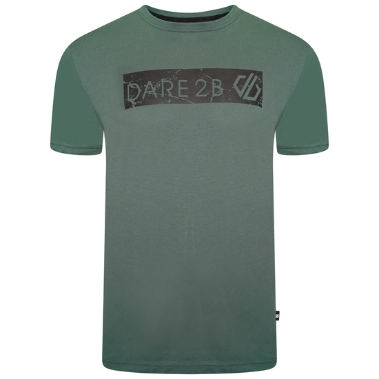 Dispersed Grafik-T-Shirt für Herren Grün
