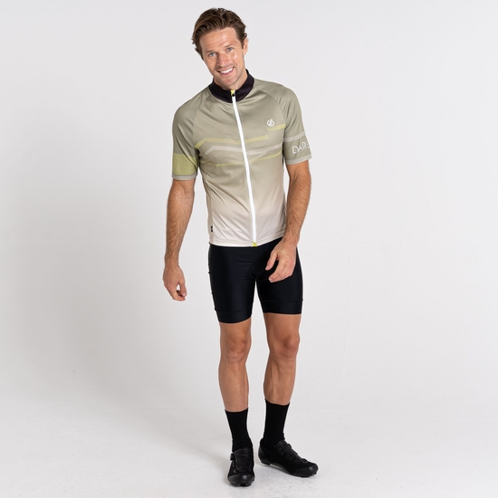 Men's AEP Revolving Short Sleeved Jersey Oil Green