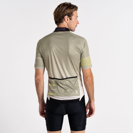 Men's AEP Revolving Short Sleeved Jersey Oil Green