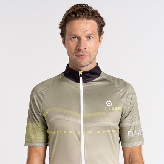 Men's AEP Revolving Short Sleeved Jersey Oil Green