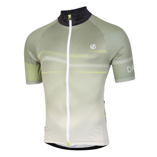 Men's AEP Revolving Short Sleeved Jersey Oil Green