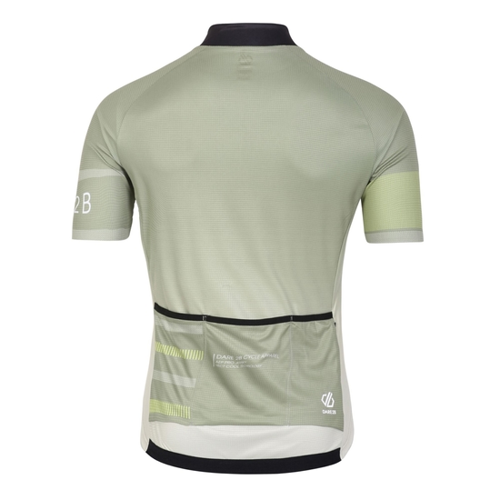 Men's AEP Revolving Short Sleeved Jersey Oil Green