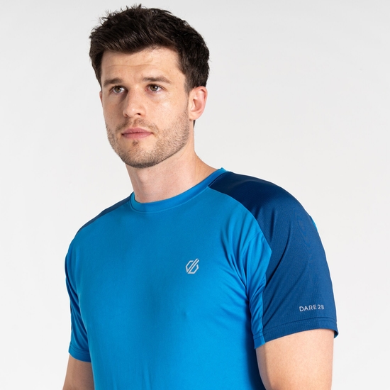 Men's Discernible III T-shirt Athletic Laser Blue