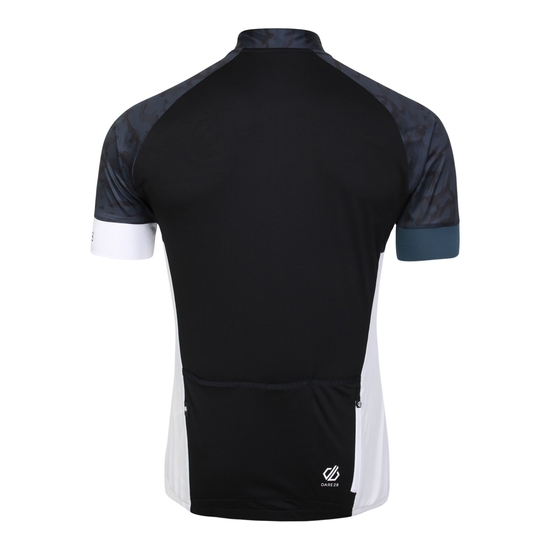 Men's Stay the Course III Cycling Jersey Orion Grey Black
