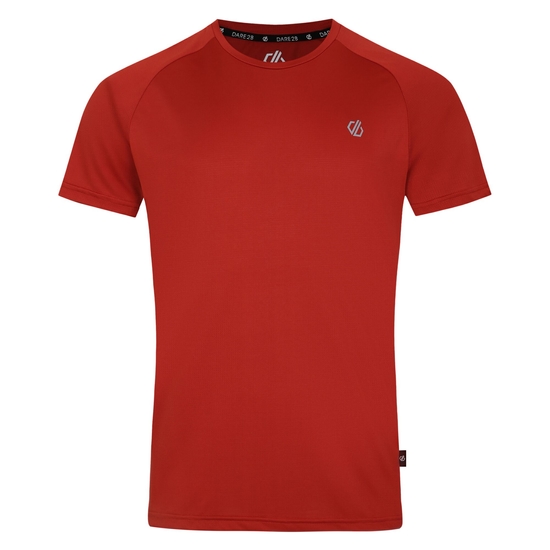 Men's Accelerate Fitness T-Shirt Tuscan Red