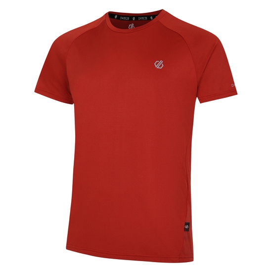 Men's Accelerate Fitness T-Shirt Tuscan Red