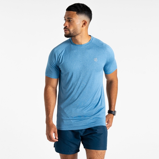T-shirt de fitness Homme Accelerate Bleu