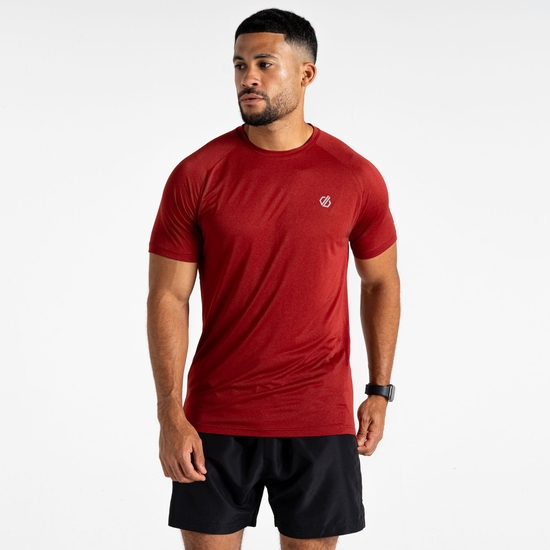 T-shirt de fitness Homme Accelerate Rouge