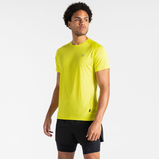 Herren Accelerate Fitness-T-Shirt Gelb