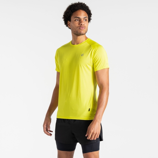 Men s Accelerate Fitness T Shirt Neon Spring