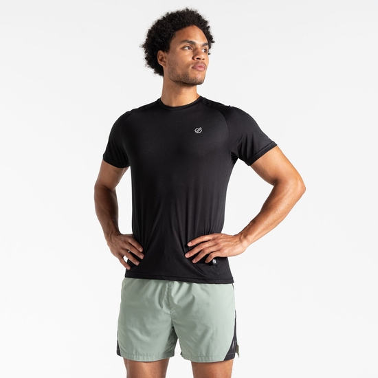 T-shirt de fitness Homme ACCELERATE Noir