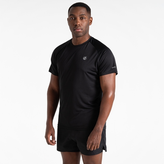 T-shirt de fitness Homme ACCELERATE Noir