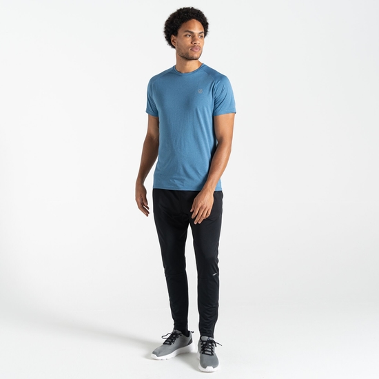 Men's Accelerate Fitness T-Shirt Coronet Blue Marl