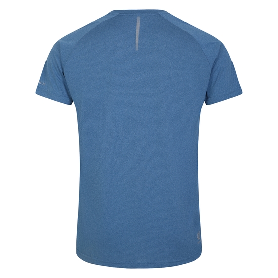 Men's Accelerate Fitness T-Shirt Coronet Blue Marl